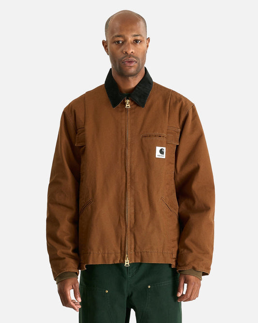 Sacai Men's Jackets Carhartt WIP Duck Jacket in Beige