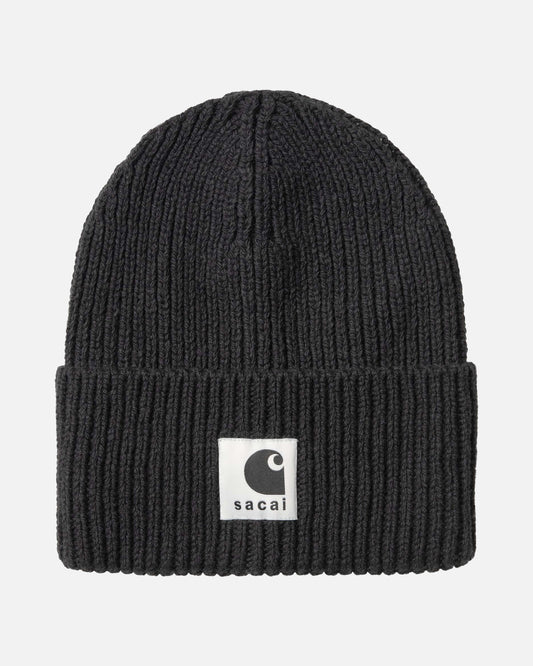 Sacai Men's Hats OS Carhartt WIP Wool Knit Beanie in Black