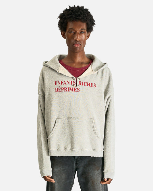 Enfants Riches Deprimes Men's Sweatshirts Classic Logo Hoodie in Heather Grey