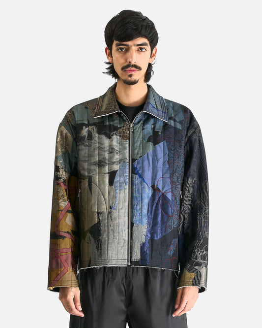 AUBERO Jacket M Collage Preservation Jacket in Multi