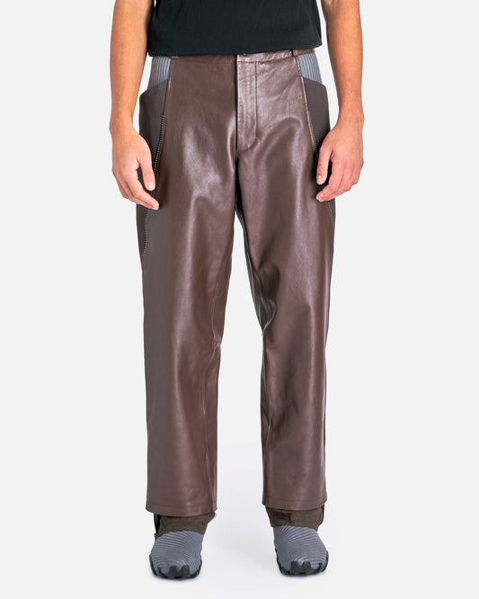 At.Kollektive Men's Pants KIKO KOSTADINOV Milne Trouser in Chicory Coffee/Steel Gray