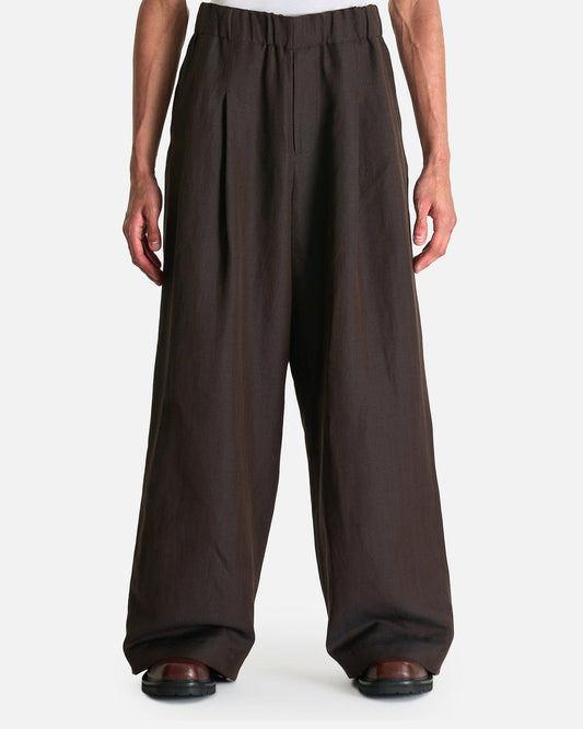 Dries Van Noten Men's Pants Pilan Pants in Dark Brown