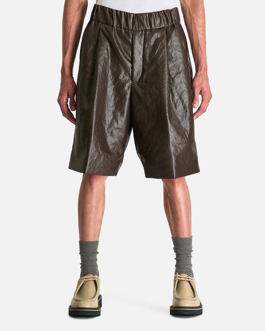 Dries Van Noten Men's Shorts Plato Bis Shorts in Khaki