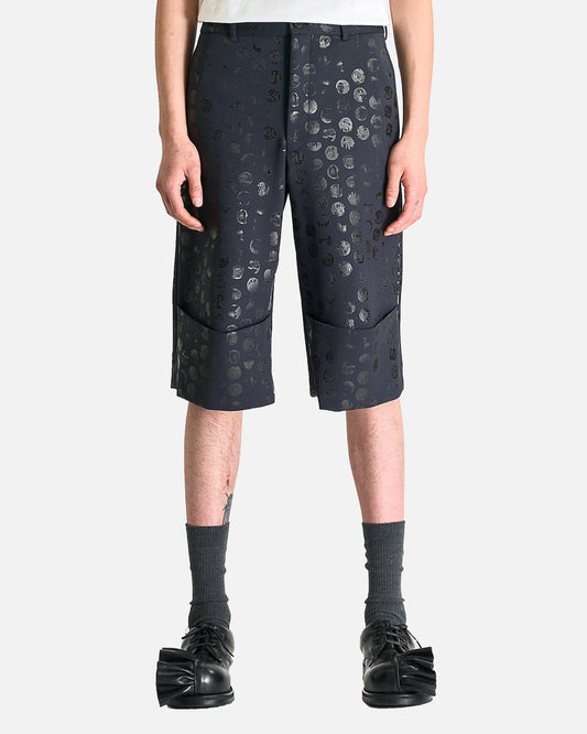Comme des Garcons HOMME PLUS Men's Shorts Polka Dot Shorts in Black