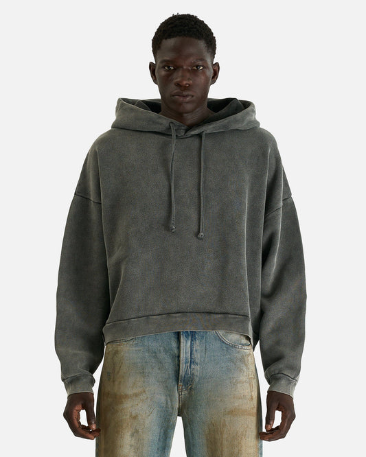 Acne Studios Men's Sweatshirts Pullover Sweatshirt in Faded Black