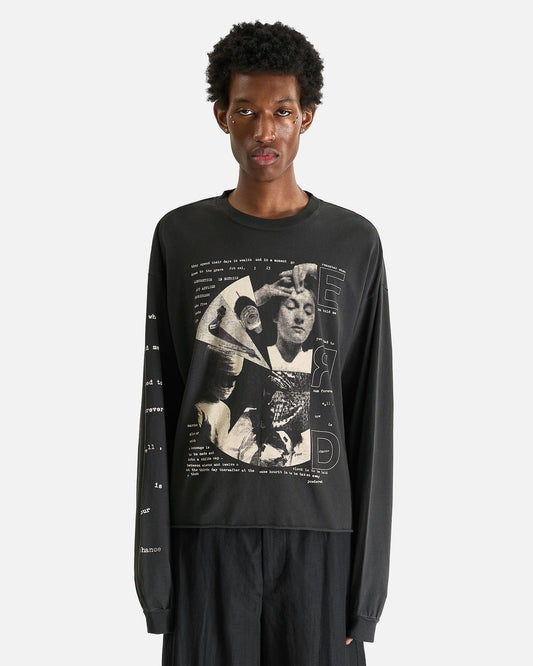 Enfants Riches Deprimes Men's T-Shirts Remember When LS T-Shirt in Faded Black