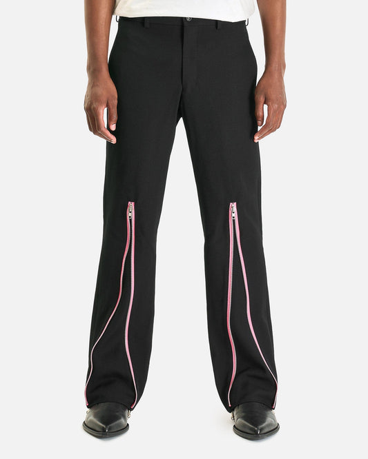 Comme des Garcons HOMME PLUS Men's Pants Zipper Pant in Black